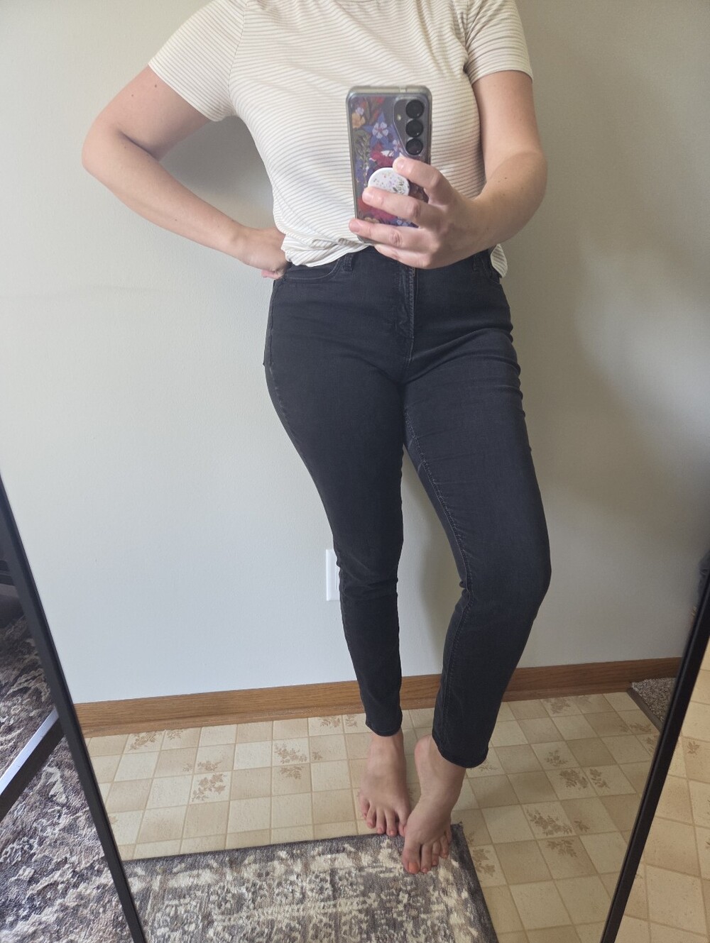 Old Navy High-Rise Black Skinny Jeans